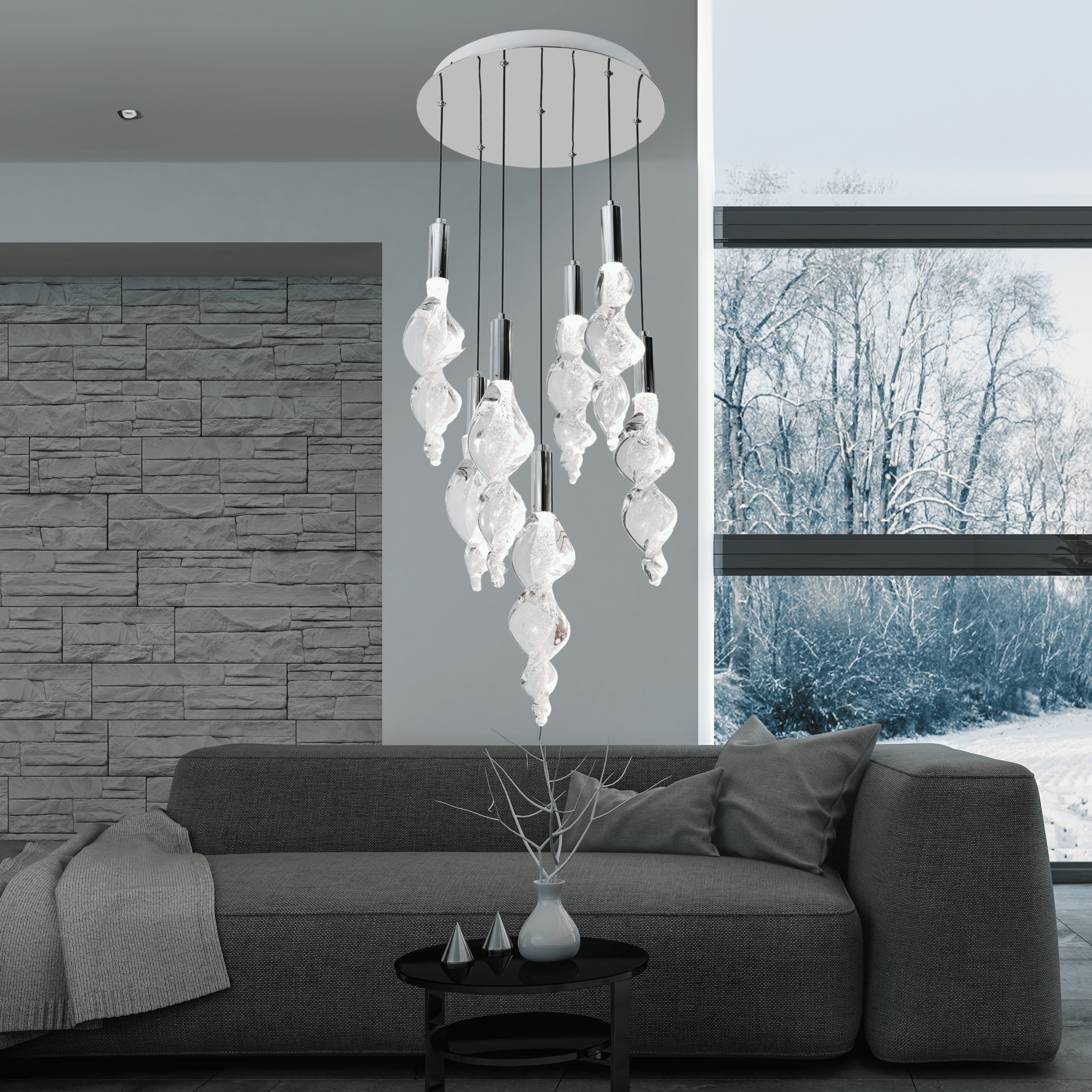 Twist & Twirl Hanging Light - Teenbatti