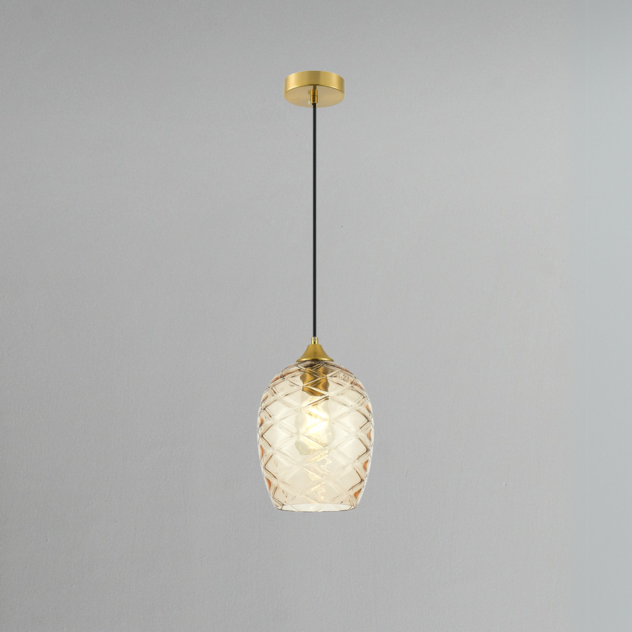 Diamond Cut Hanging Light