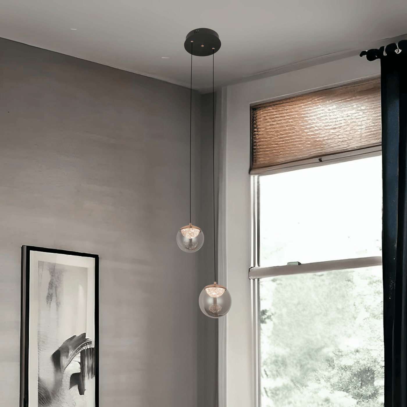 Meteor Shower Hanging Light - Teenbatti