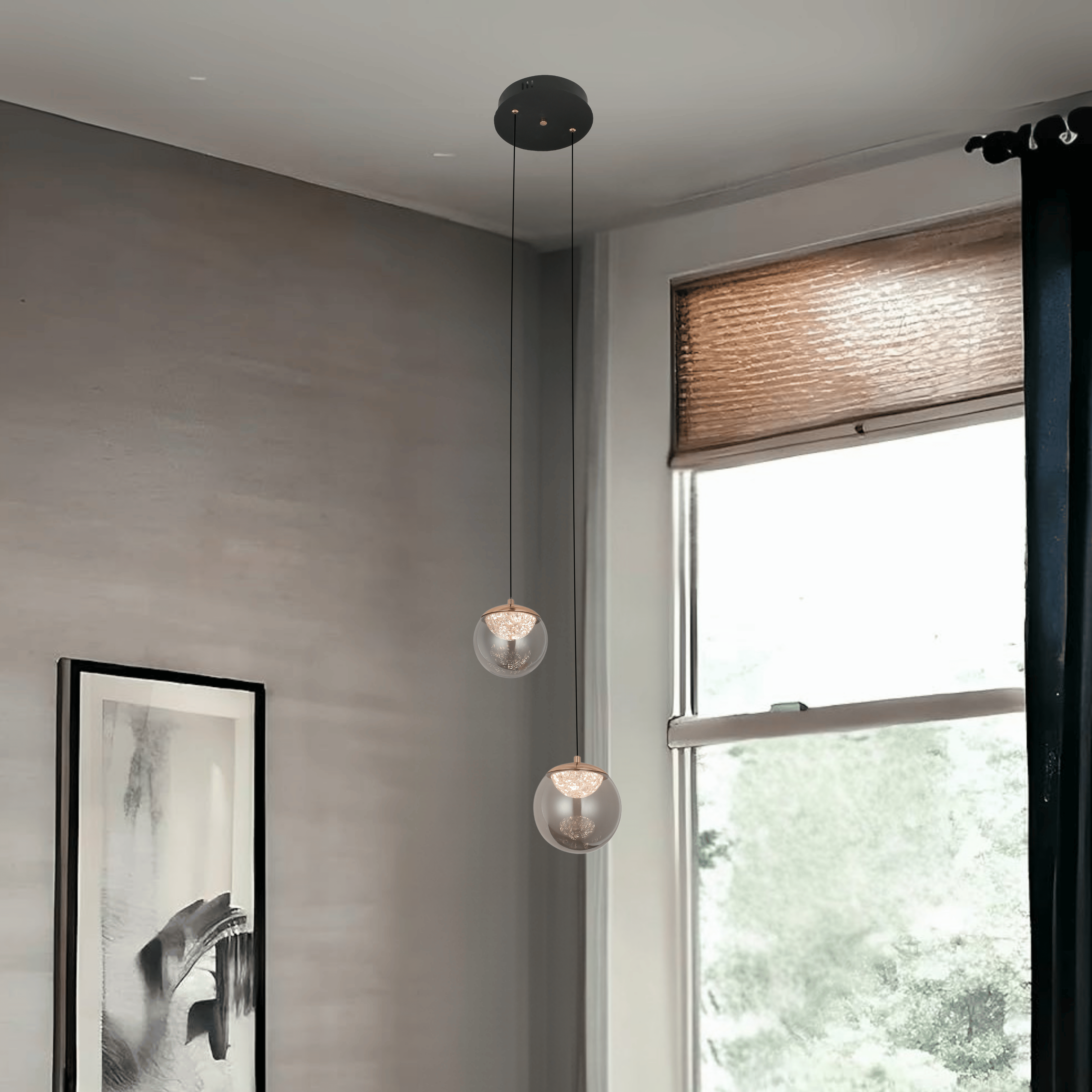 Meteor Shower Hanging Light - Teenbatti