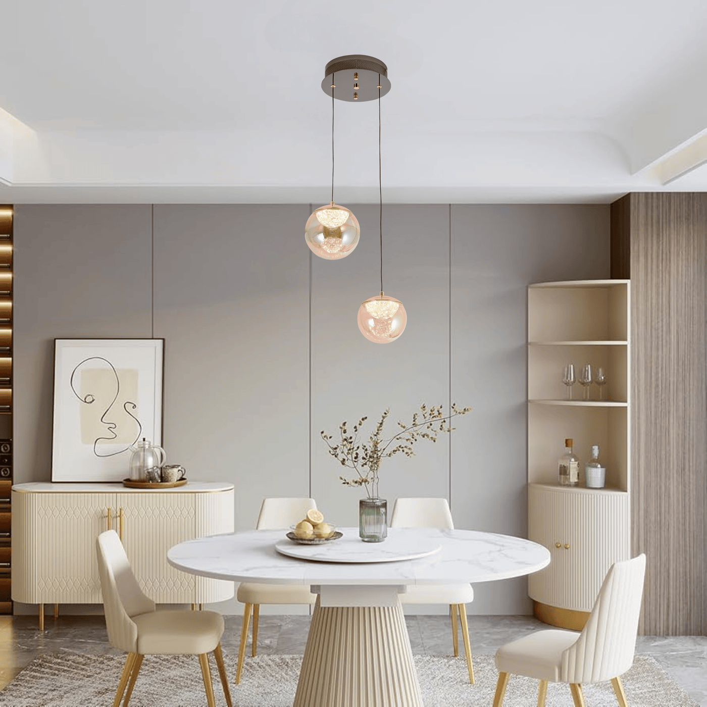 Meteor Shower Hanging Light - Teenbatti