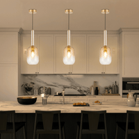 Spiral Glass Hanging Light