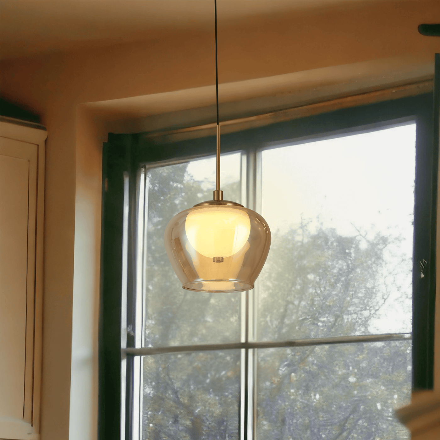 Mini Apple Hanging Light