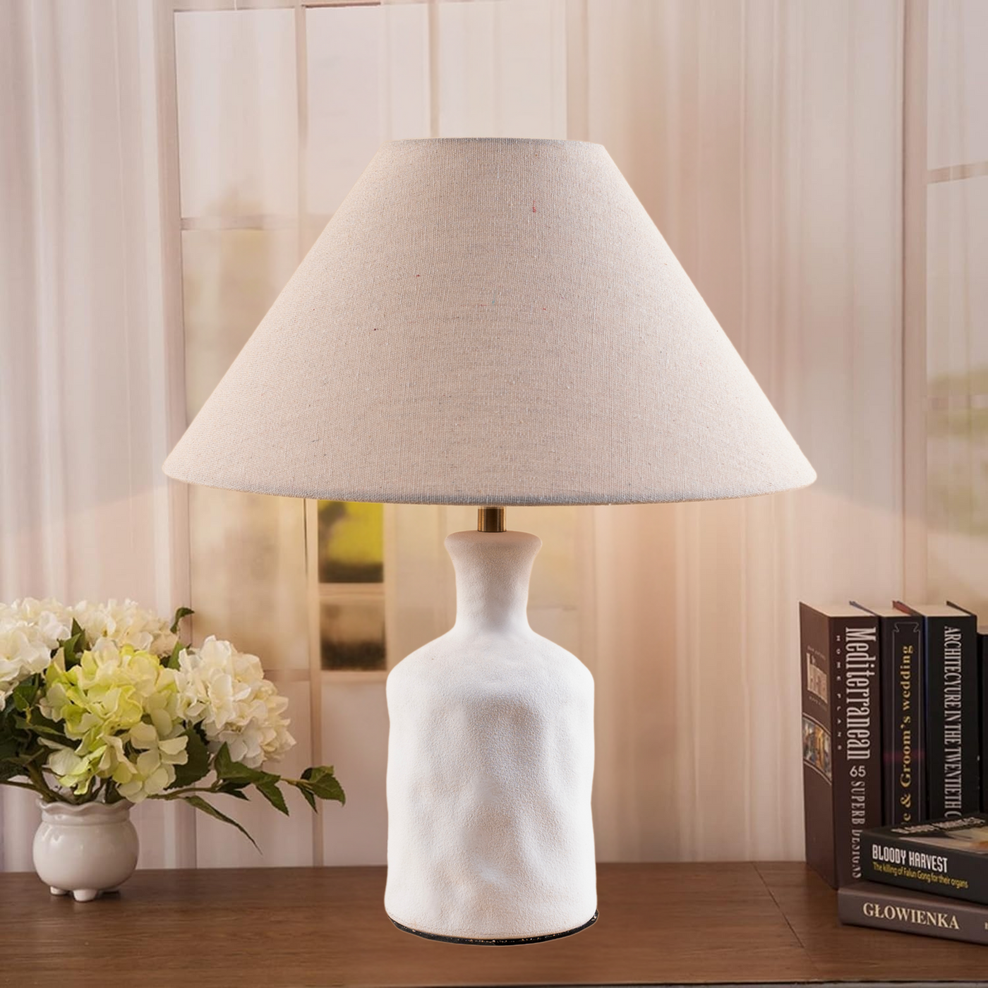 Rustic Elegance Table Lamp - Teenbatti