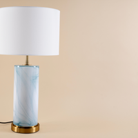 Aqua Marble Table Lamp