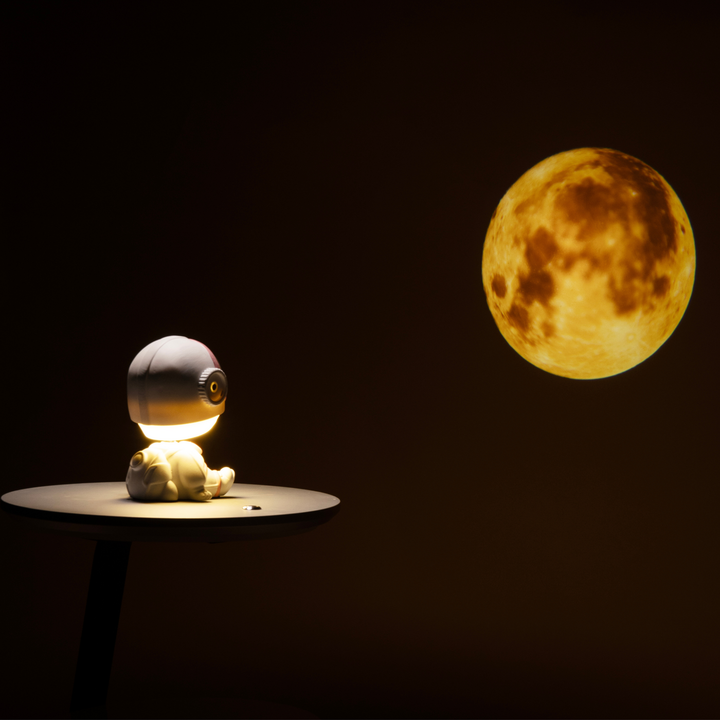 Cosmic Companion Projection Table Lamp - Teenbatti