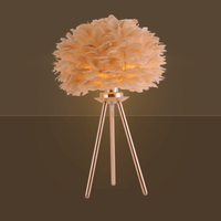 Featherlight Tripod Table Lamp French Gold