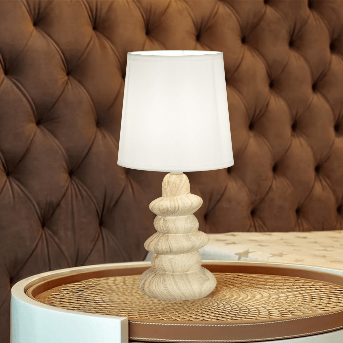 Pebble Peak Table Lamp - Teenbatti