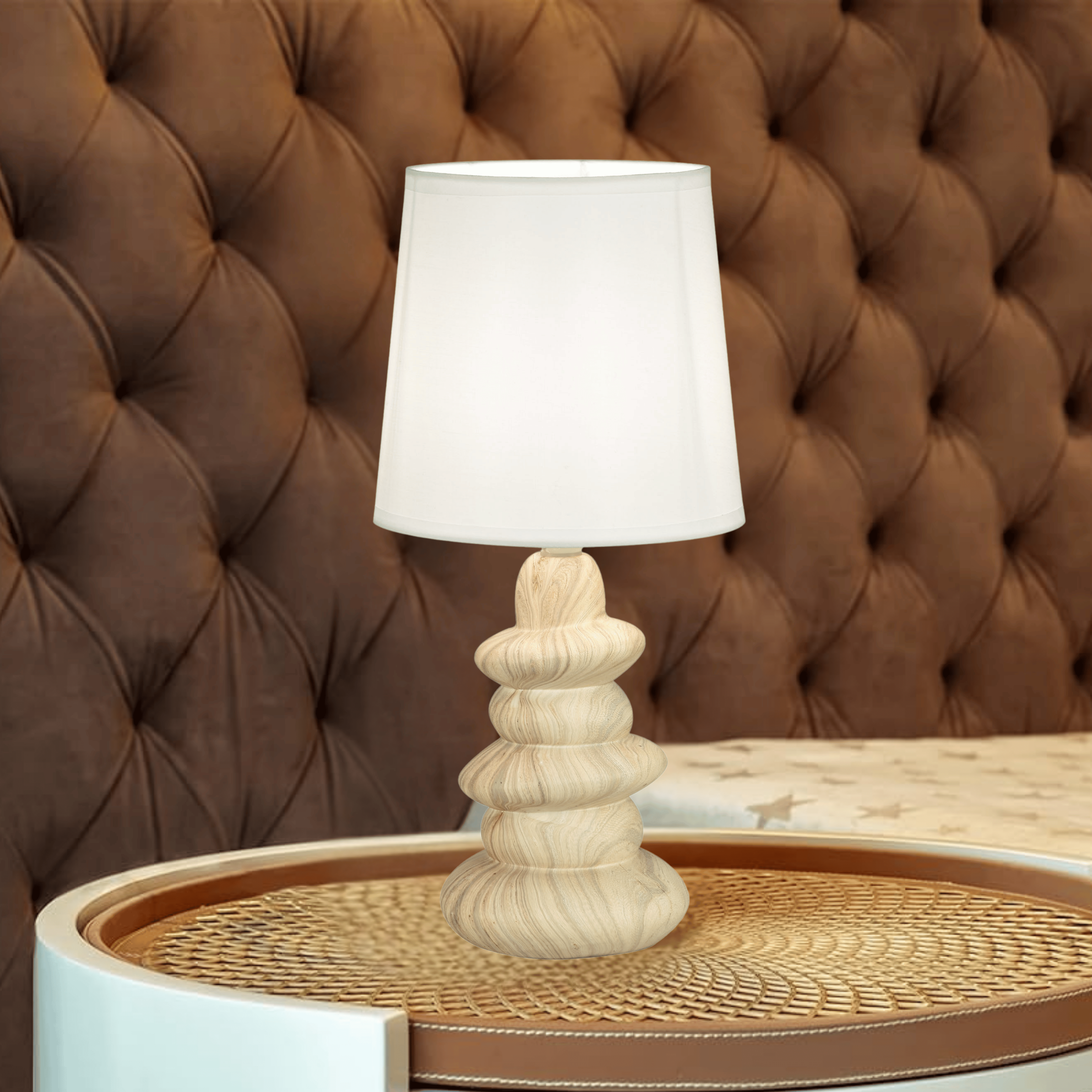 Pebble Peak Table Lamp - Teenbatti