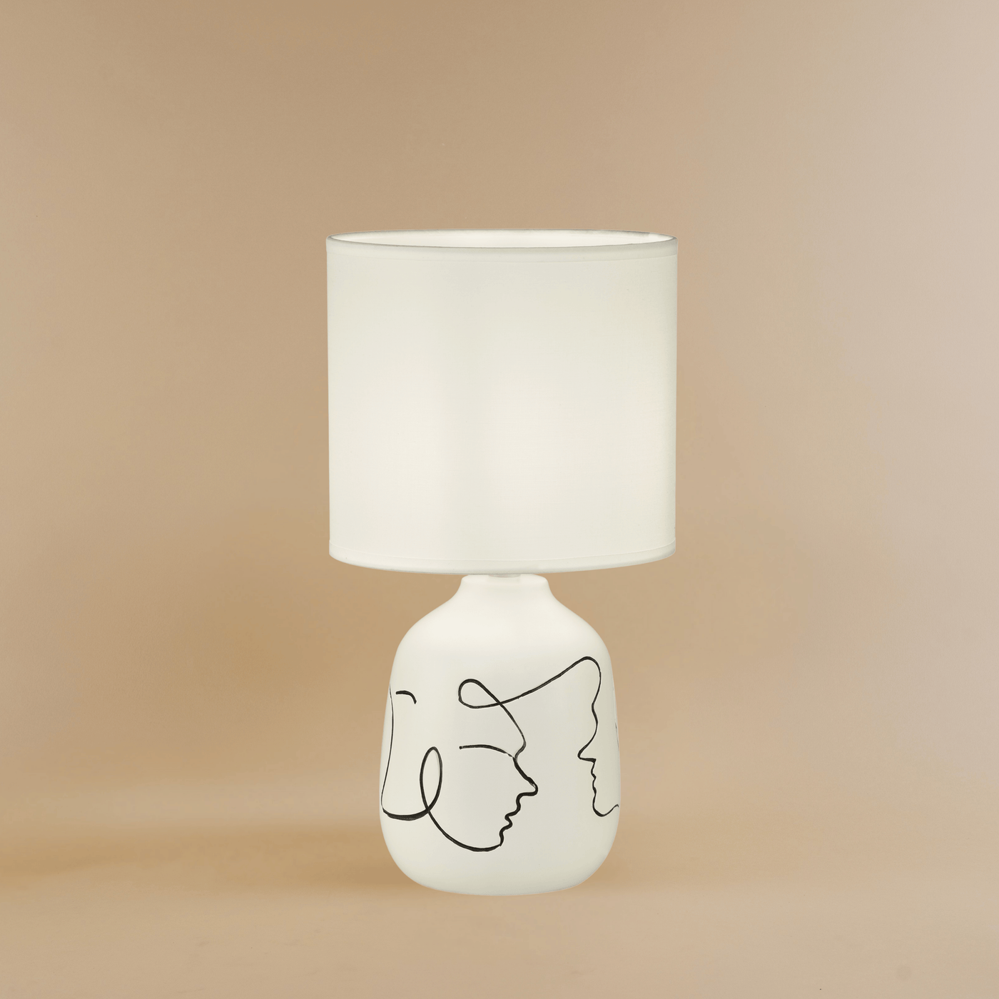 Abstract Faces Table Lamp