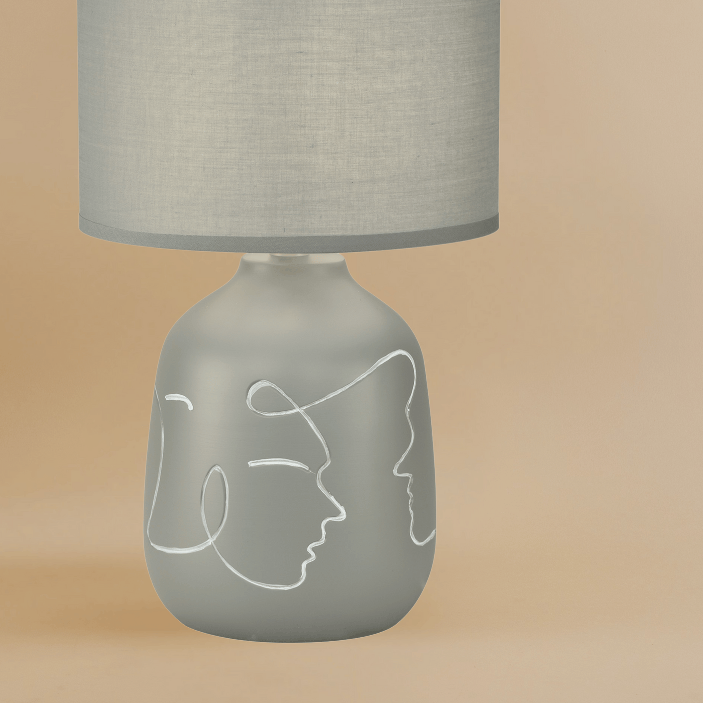 Abstract Faces Table Lamp