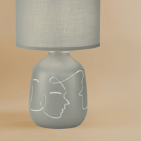 Abstract Faces Table Lamp