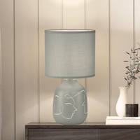 Abstract Faces Table Lamp