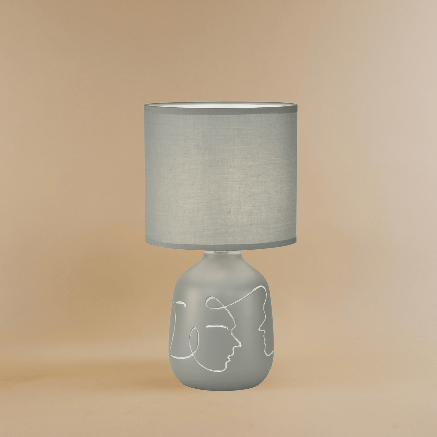 Abstract Faces Table Lamp