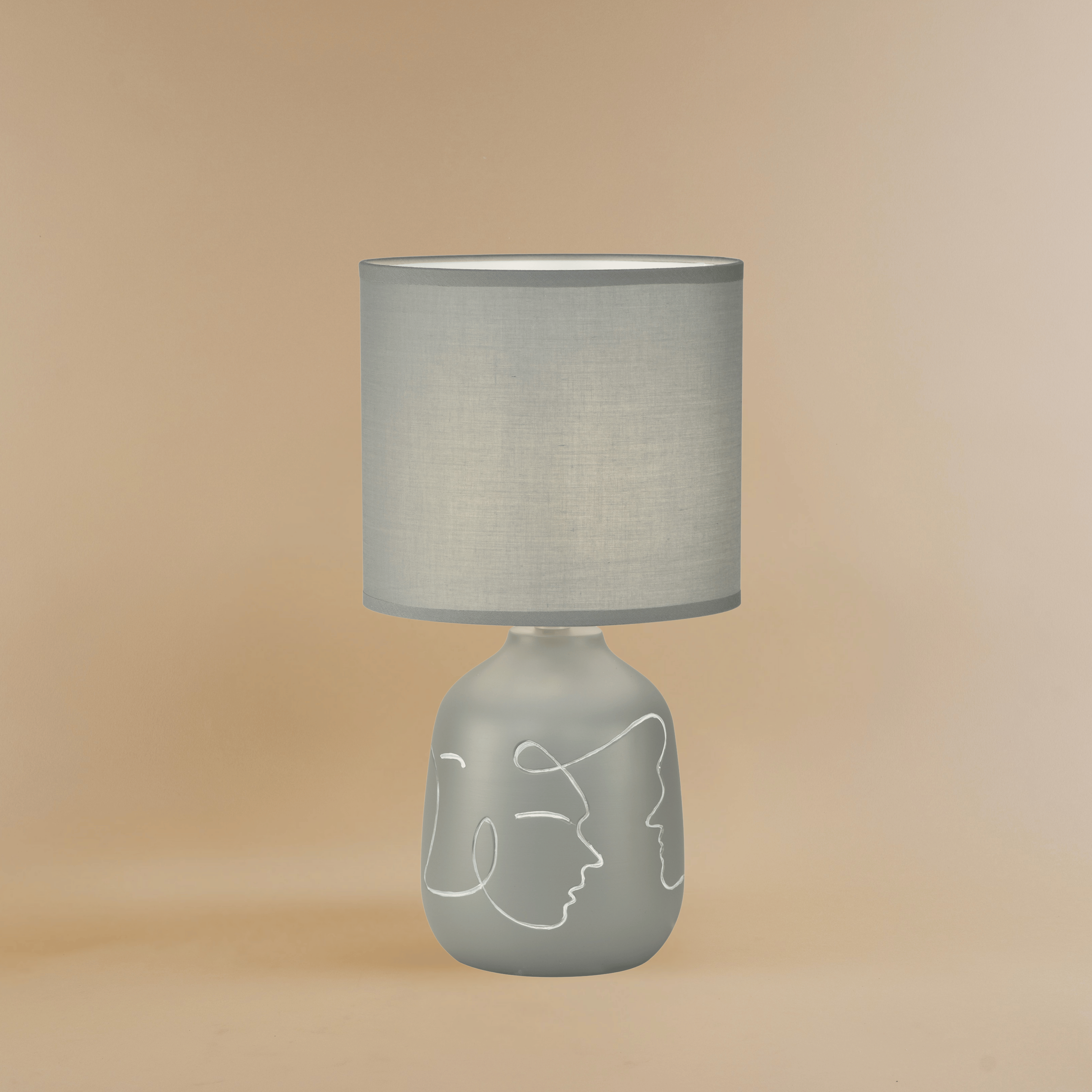 Abstract Faces Table Lamp