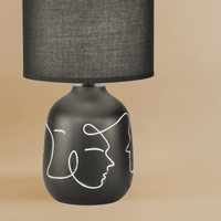 Abstract Faces Table Lamp