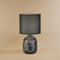 Abstract Faces Table Lamp
