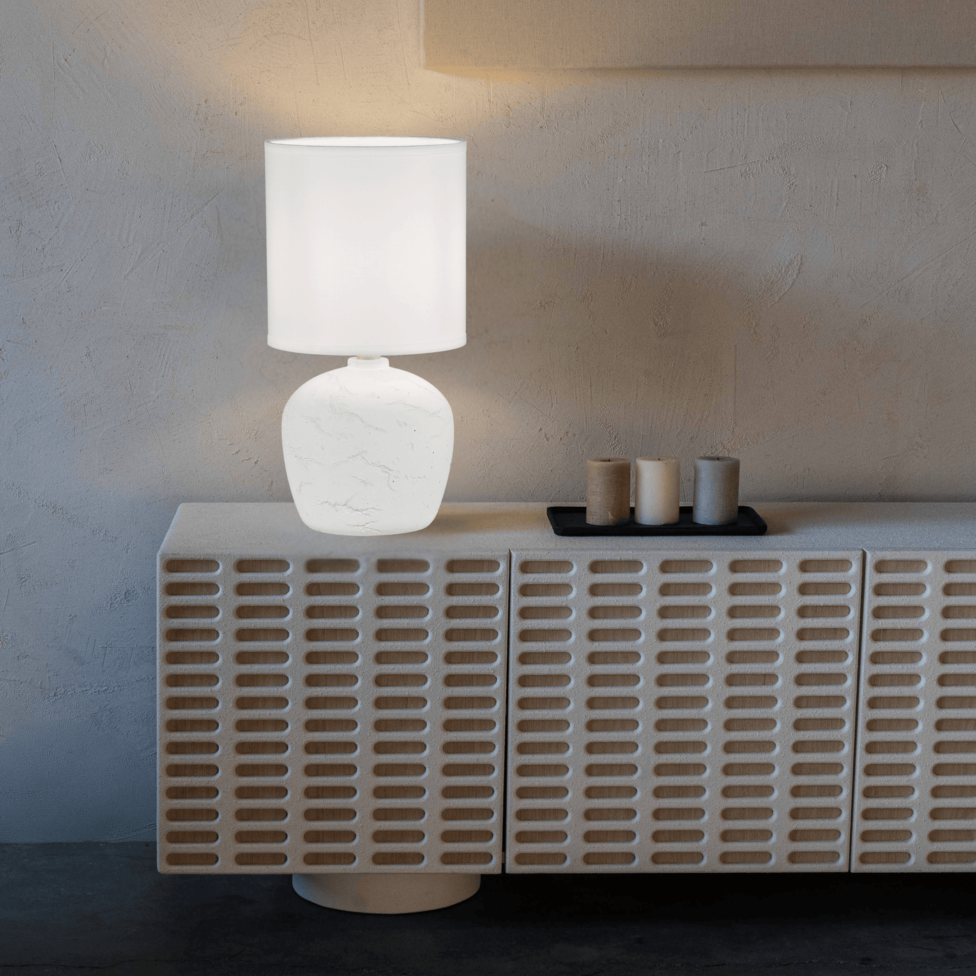 Midnight Marble Table Lamp - Teenbatti