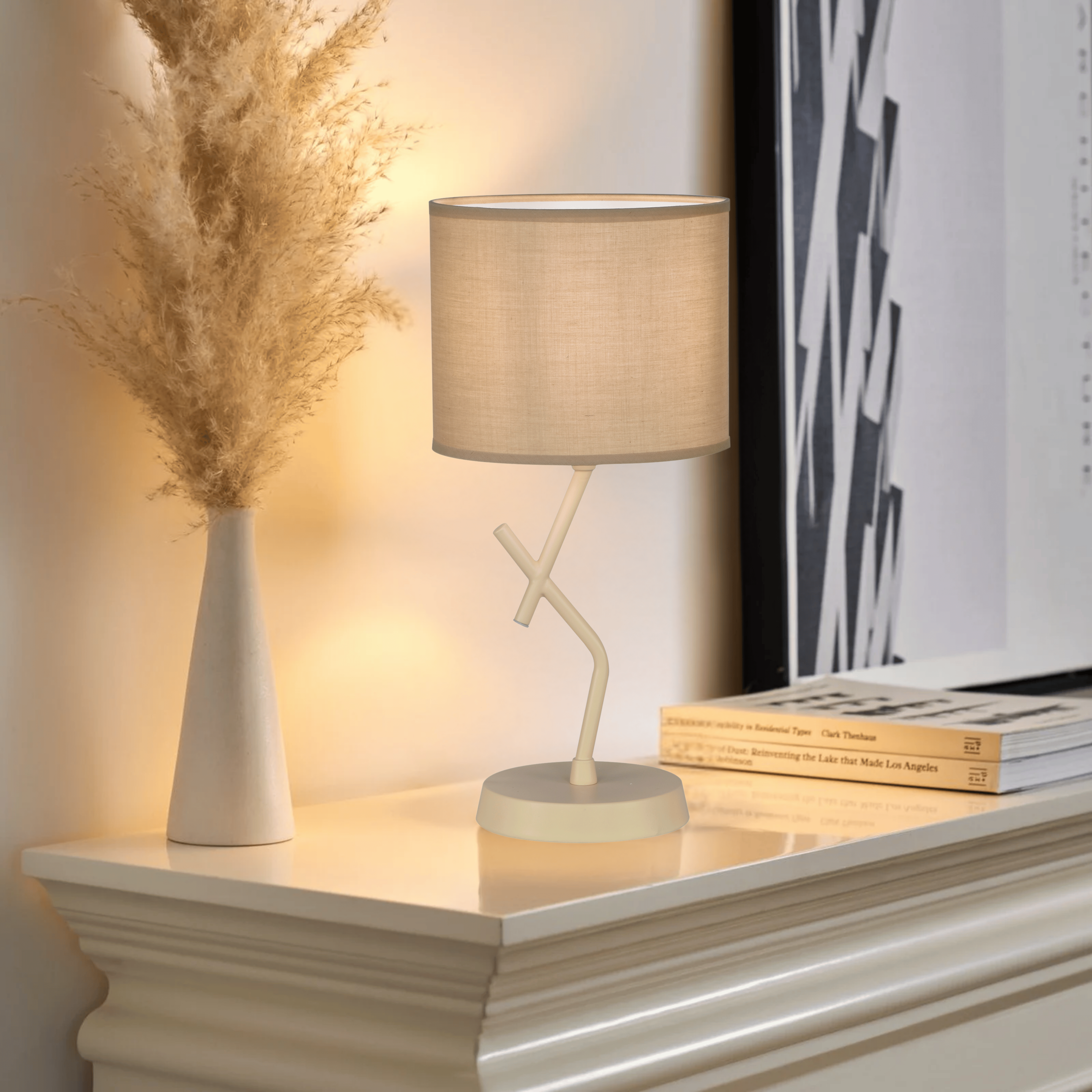 The Minimalist Muse Table Lamp - Teenbatti