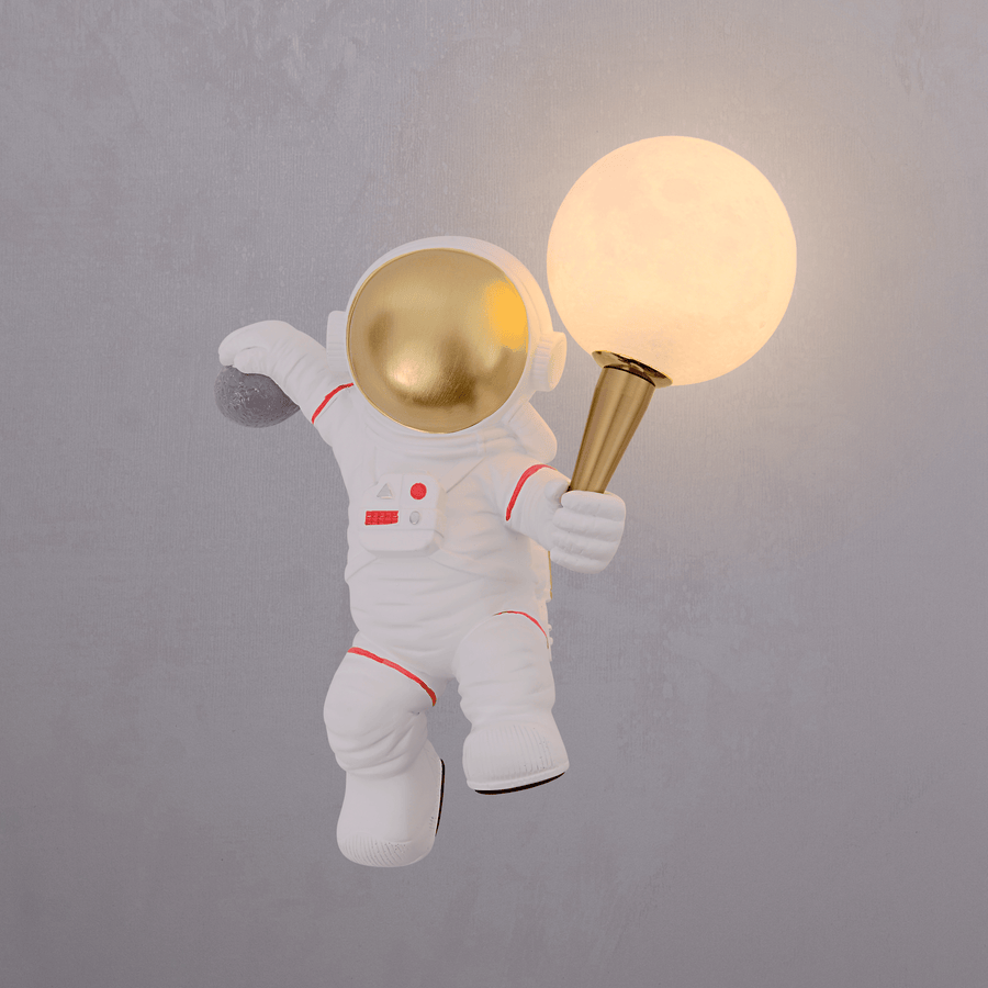 Astronaut Moon Wall Lamp