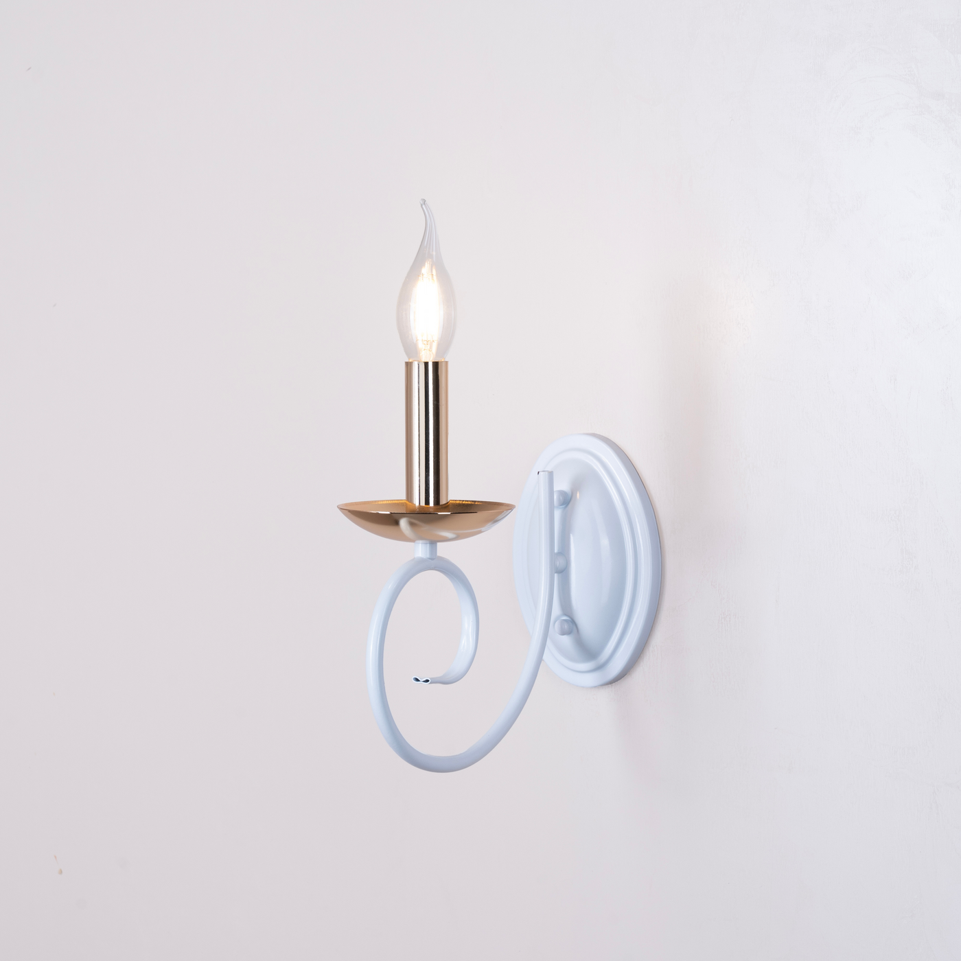 Whimsical White Wall Light - Teenbatti