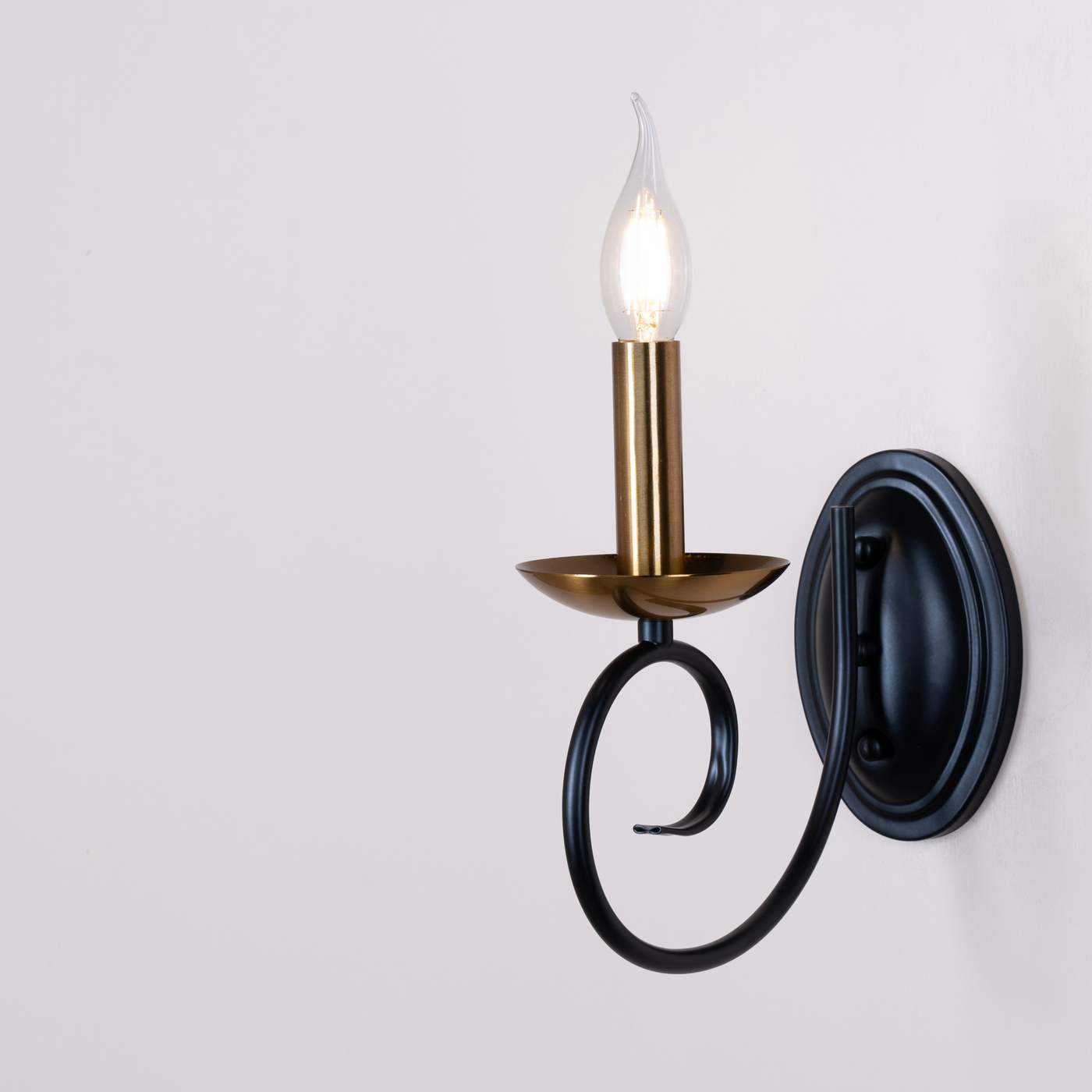 Whimsical Black Wall Light - Teenbatti