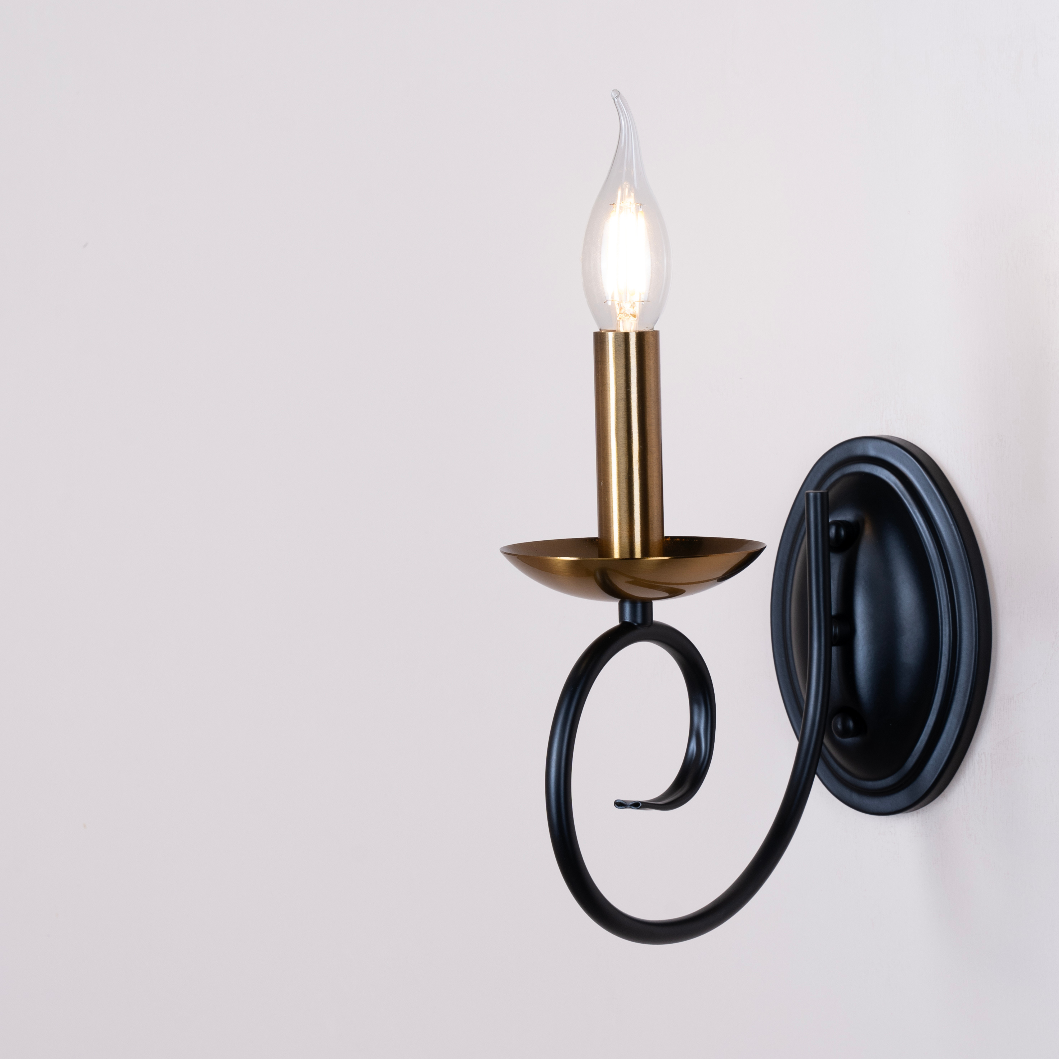 Whimsical Black Wall Light - Teenbatti