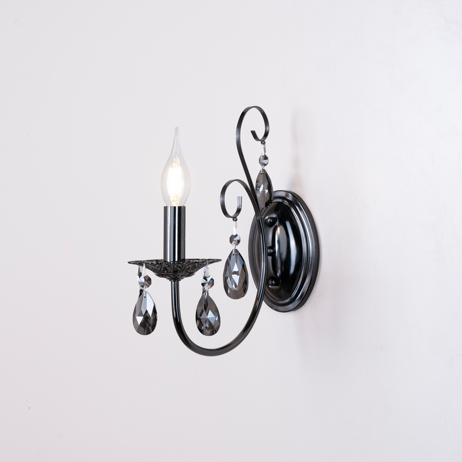Noir Crystal Wall Light - Teenbatti