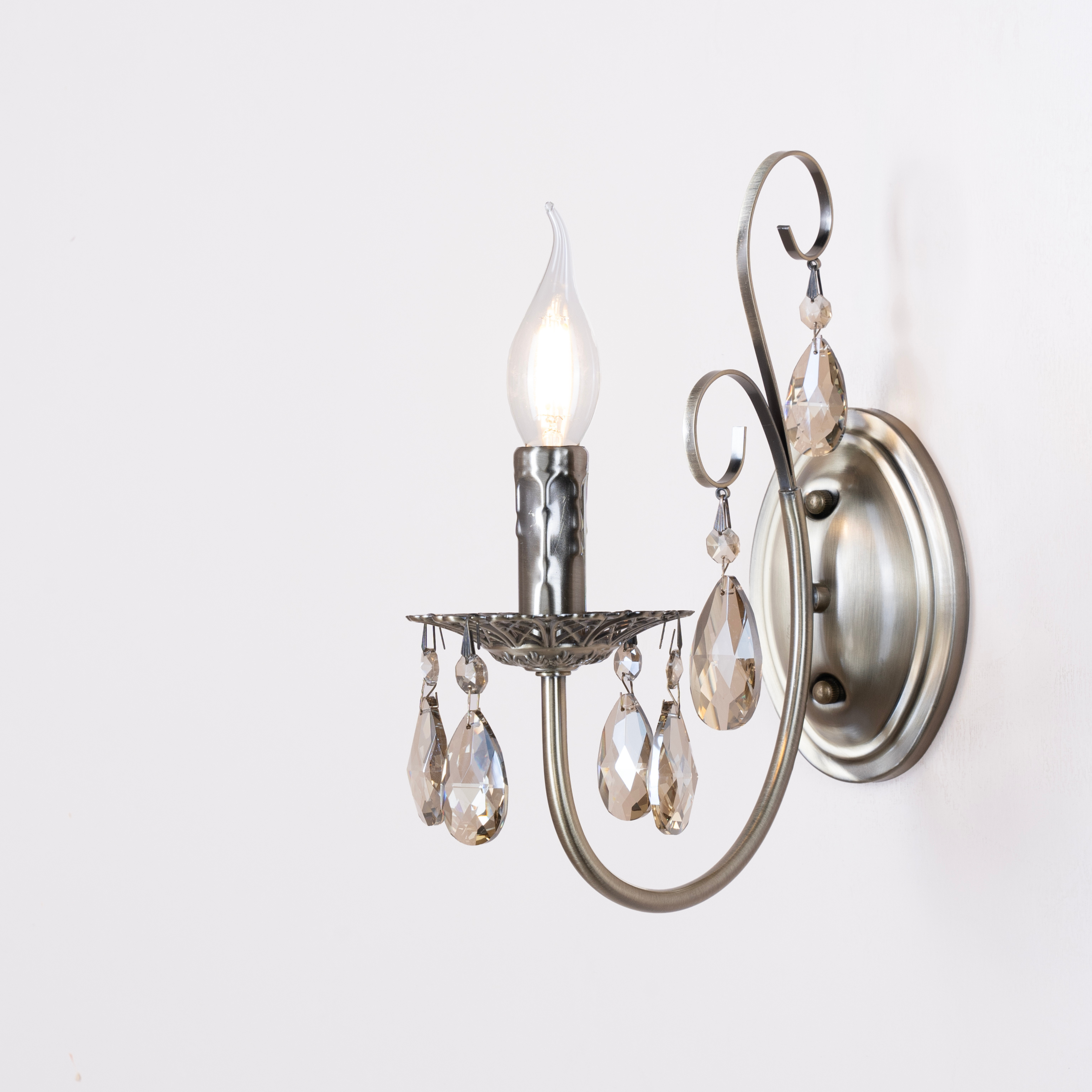 Noir Crystal Wall Light - Teenbatti