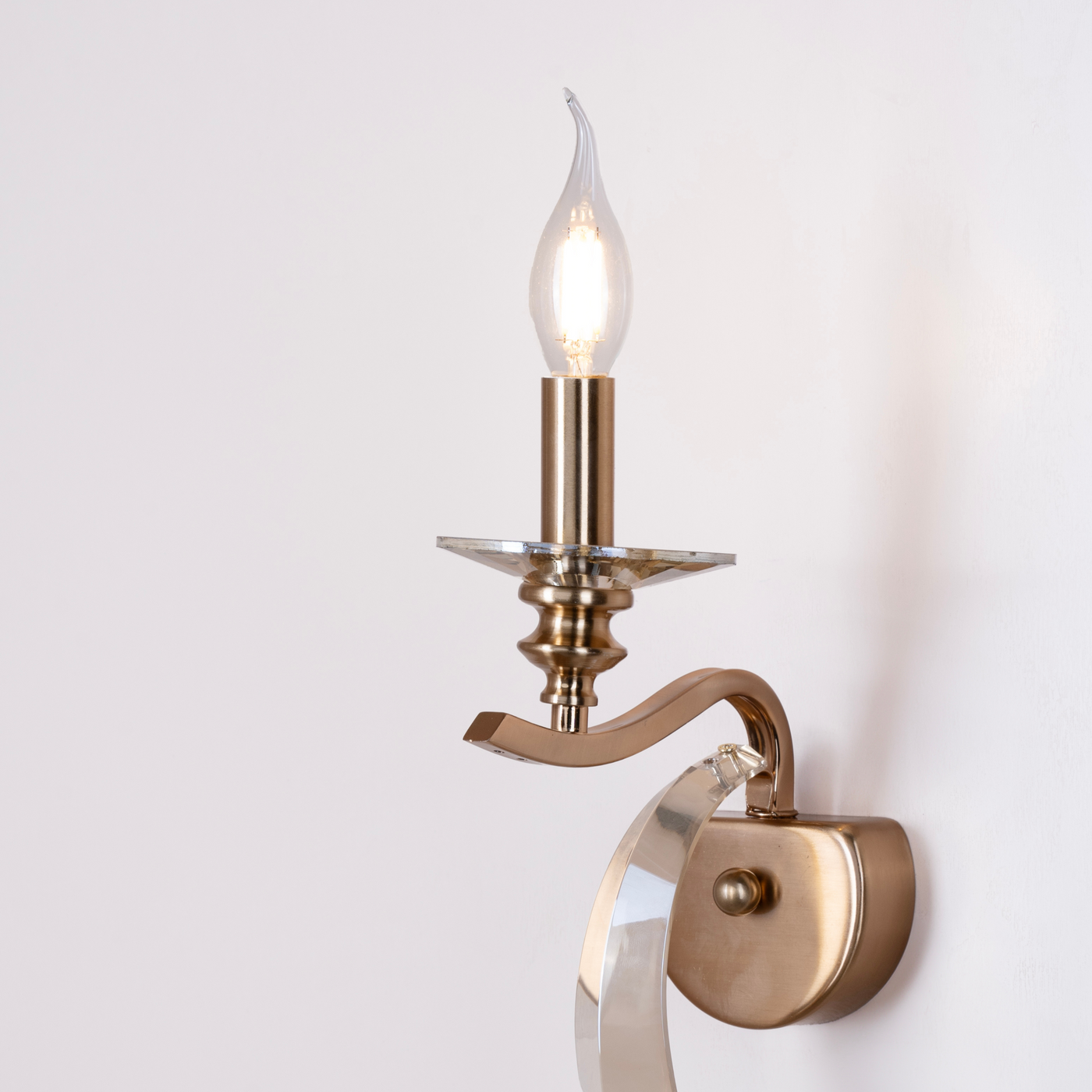 Crystal Arc Wall Light - Teenbatti