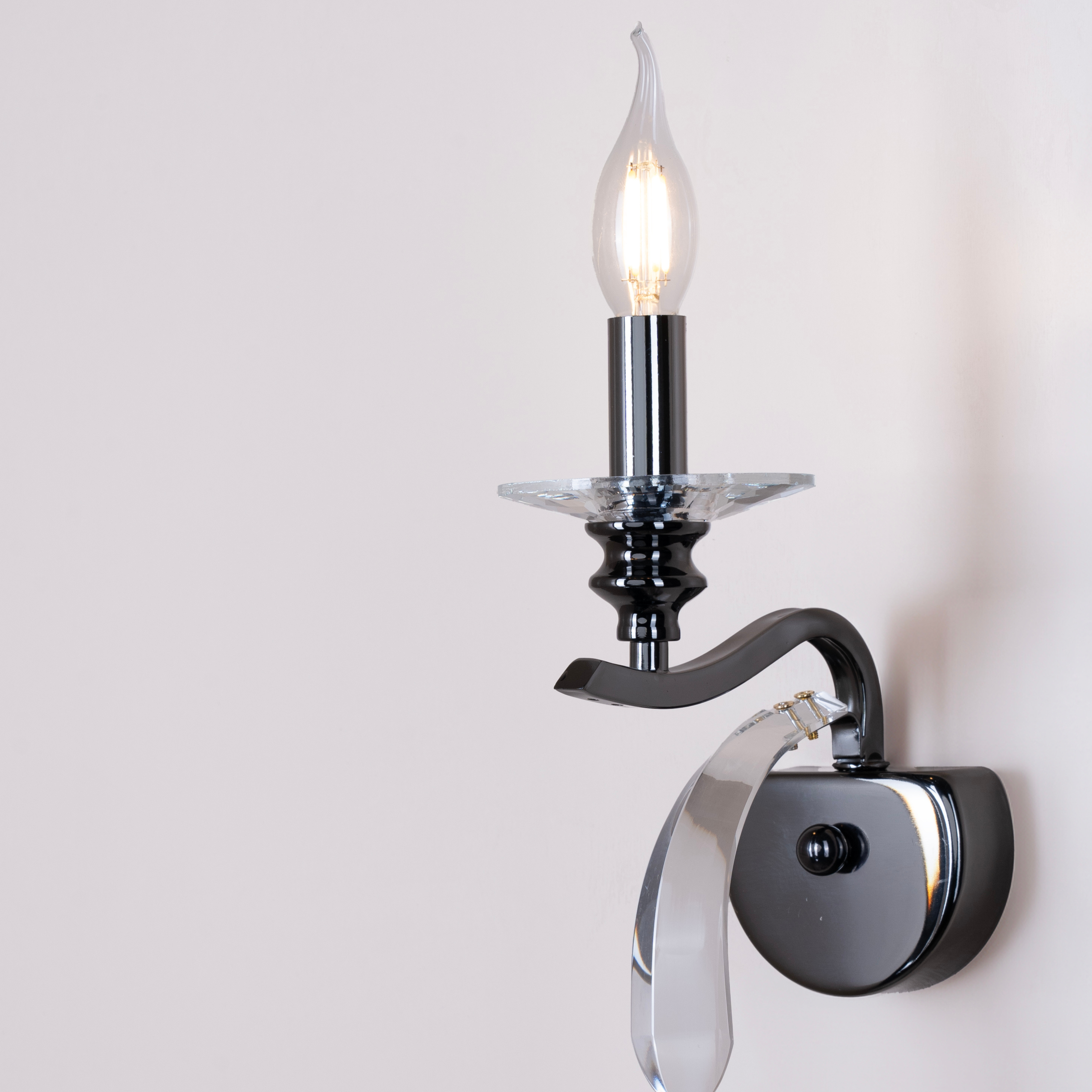 Crystal Arc Wall Light - Teenbatti