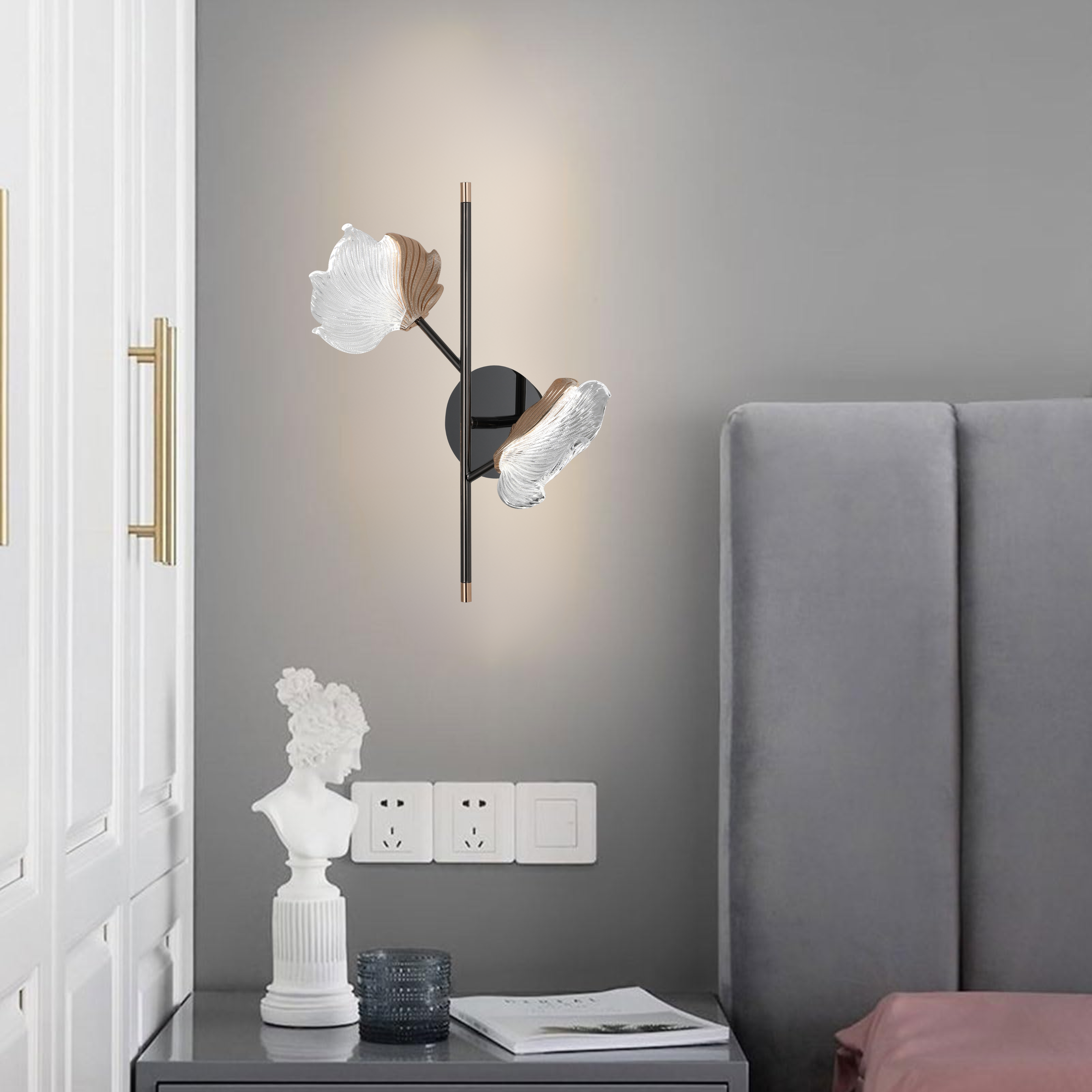 Winter Leaf Wall Light - Teenbatti