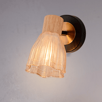 Flora Bloom Single Wall Light Amber