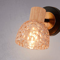 Bubble Bloom Single Wall Light Amber