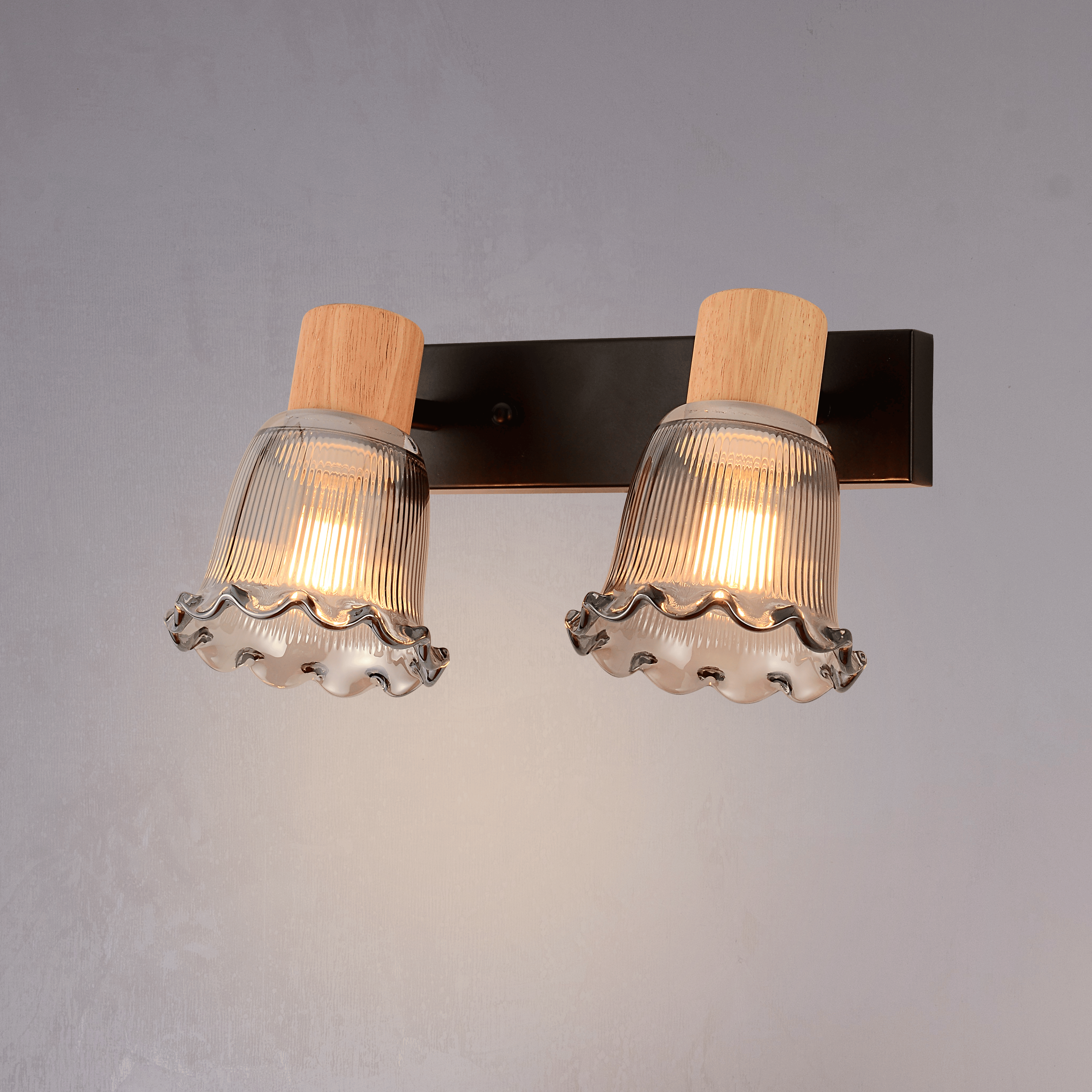 Scallop Shell Double Wall Light Smoke grey