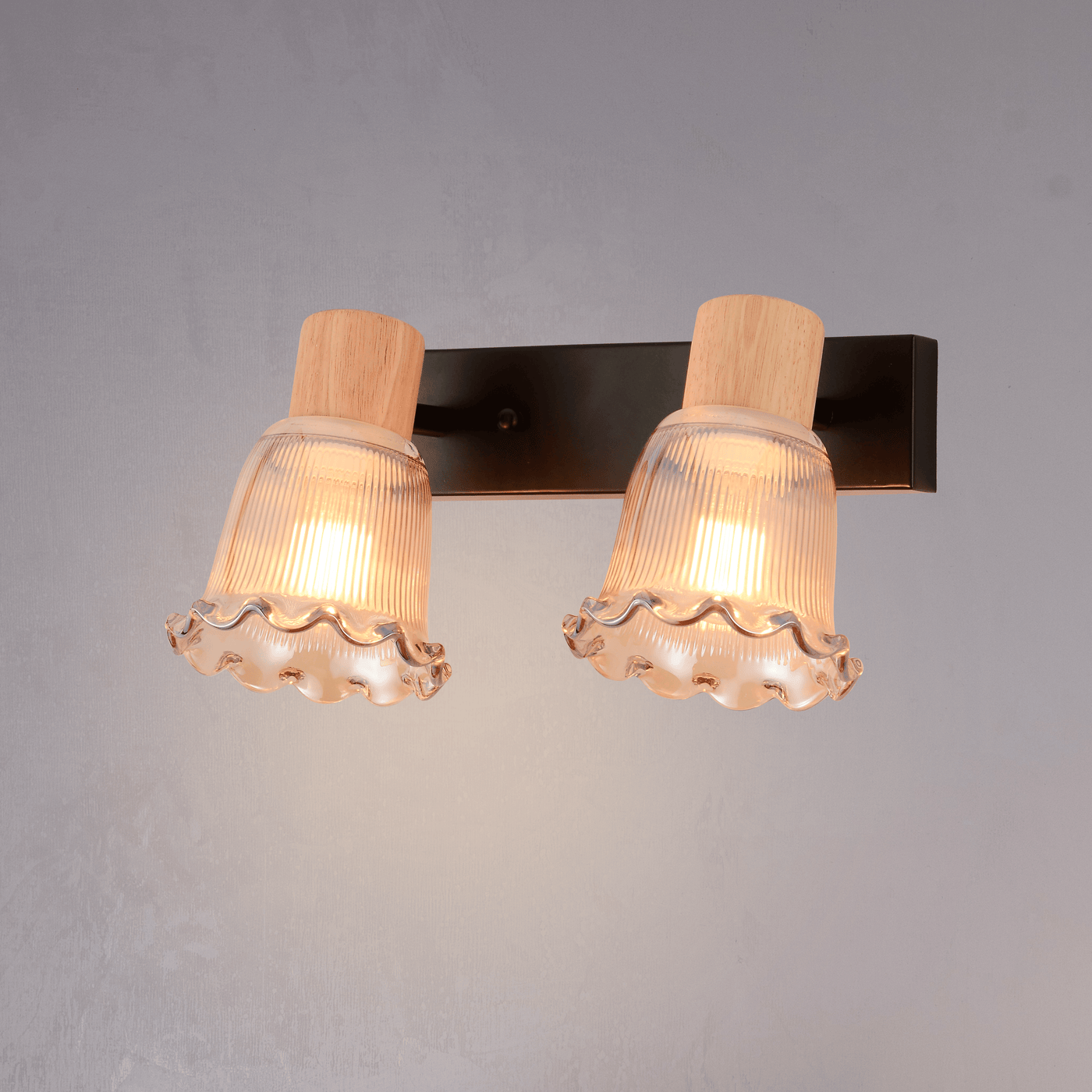 Scallop Shell Double Wall Light Amber