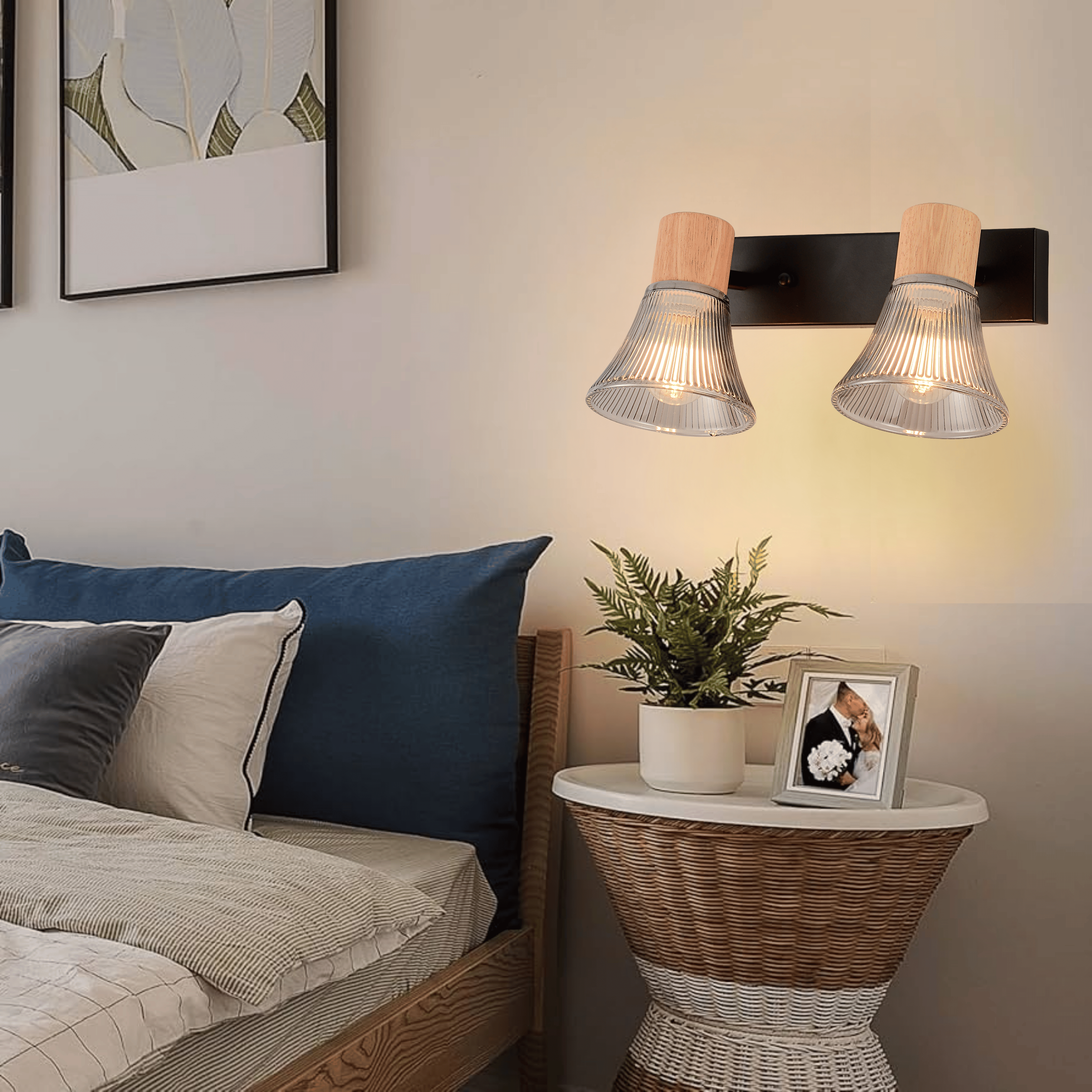 Ridgewood Double Wall Light - Teenbatti