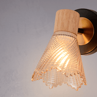 Wave Cona Single Wall Light