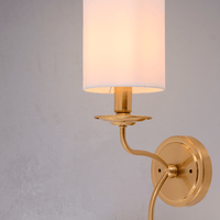 Curvaceous Canvas Wall Light - Teenbatti