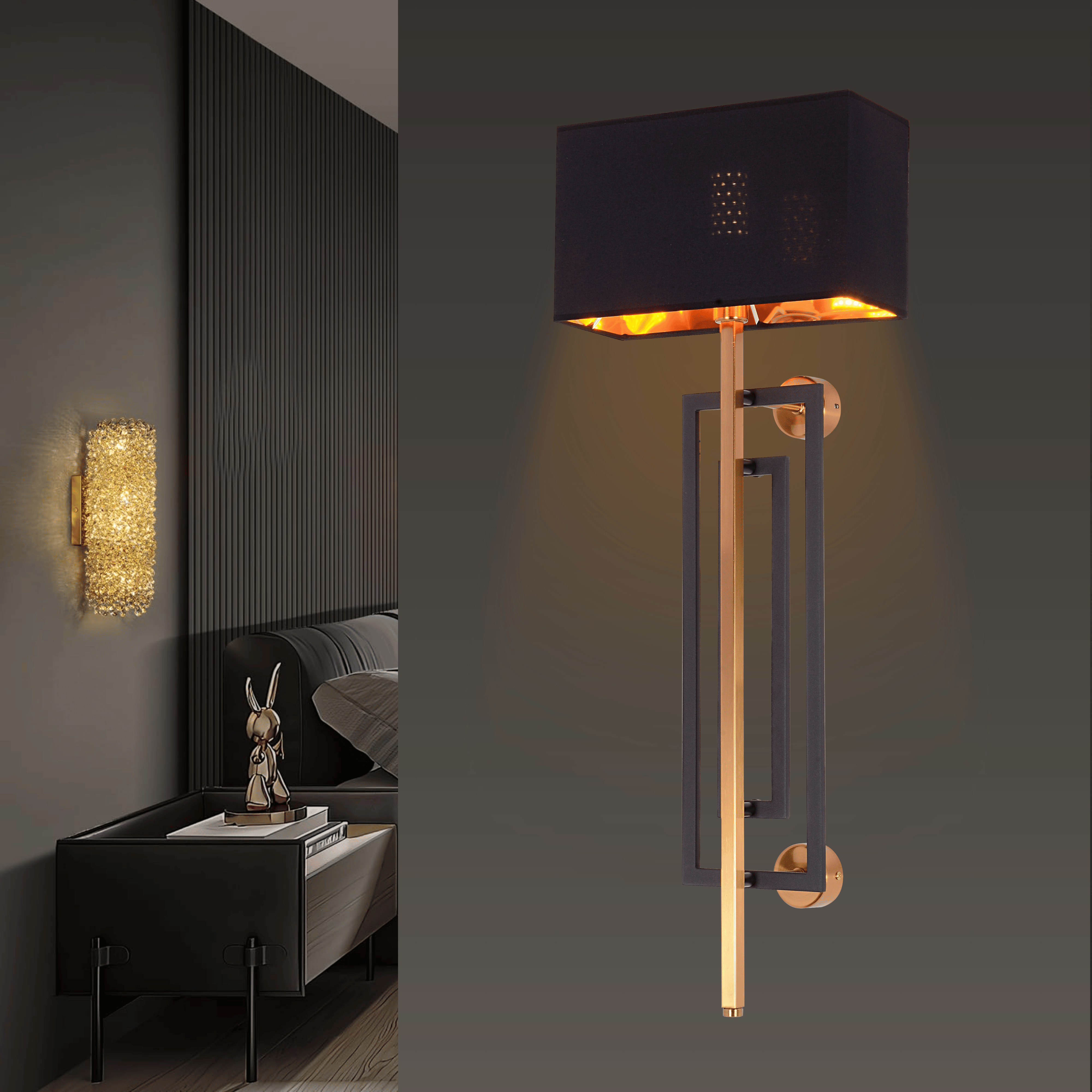 The Gilded Frame Wall Light - Teenbatti