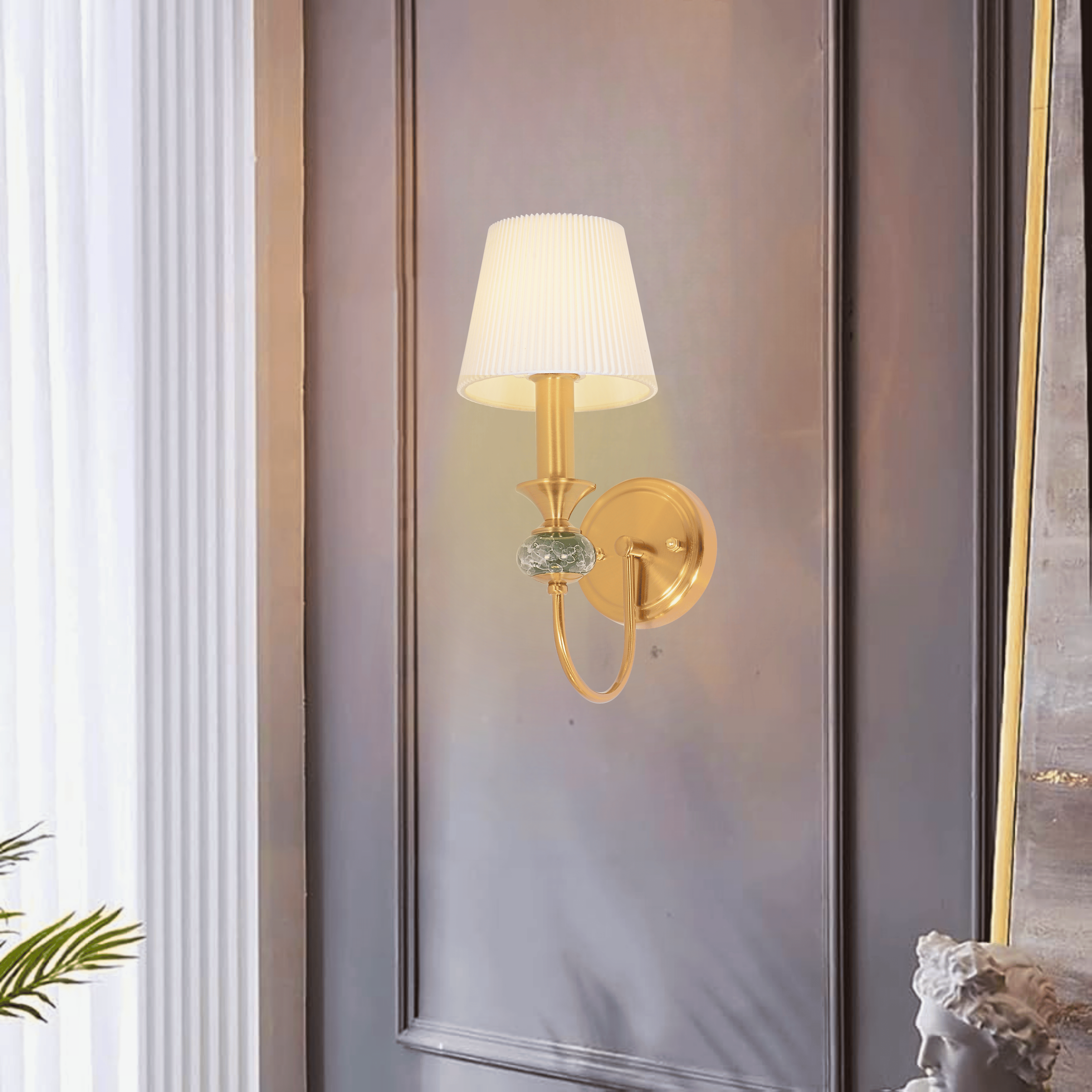 The Emerald Accent Wall Light - Teenbatti