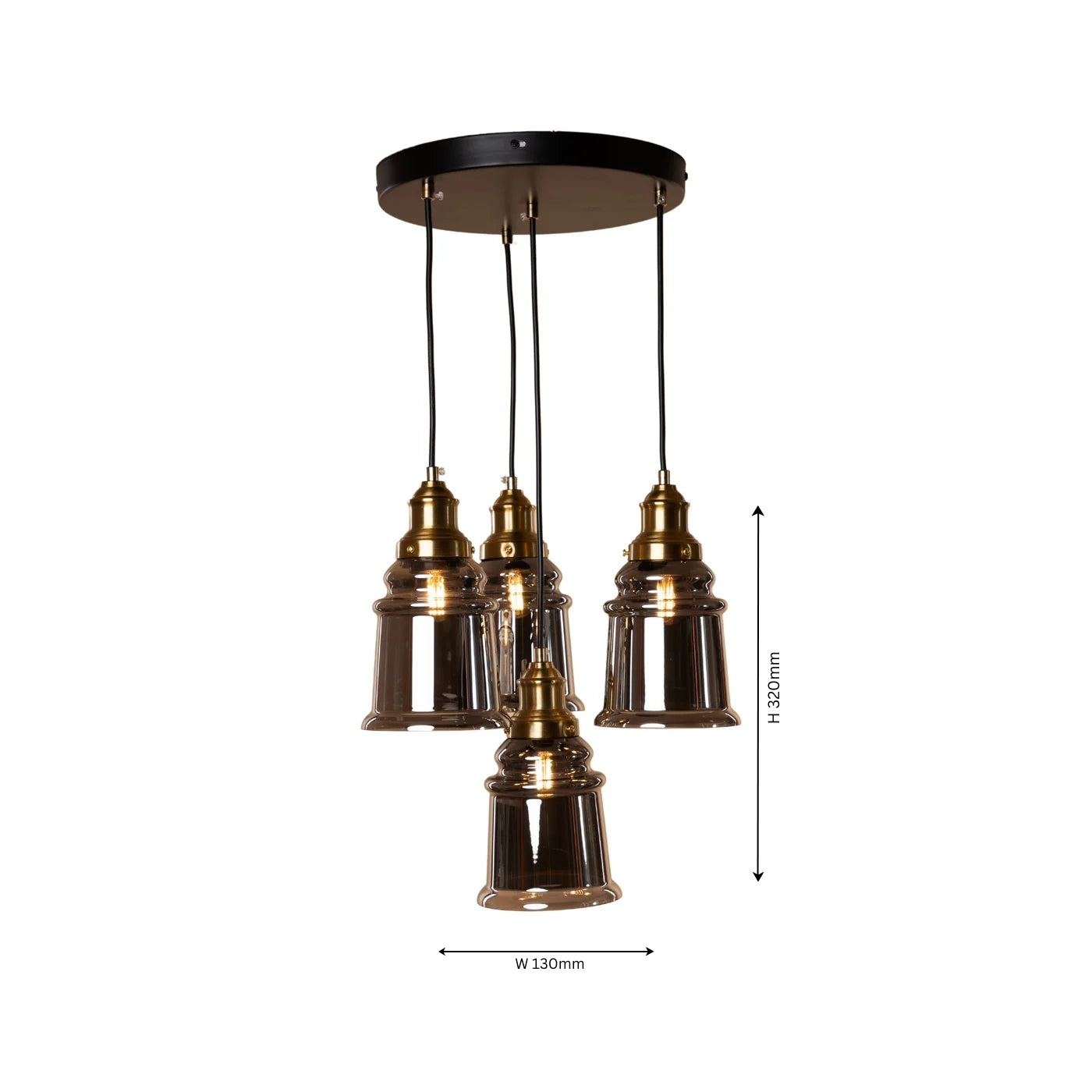 Temple Bell Hanging Light - Teenbatti