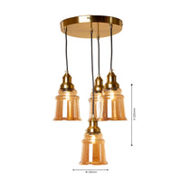 Temple Bell Hanging Light - Teenbatti