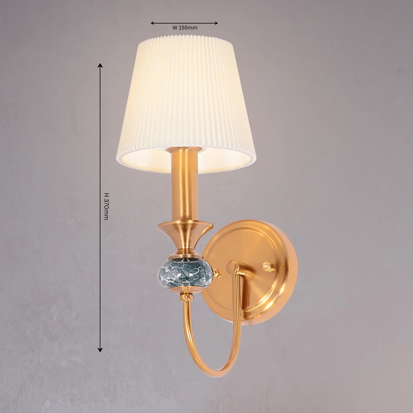 The Emerald Accent Wall Light - Teenbatti