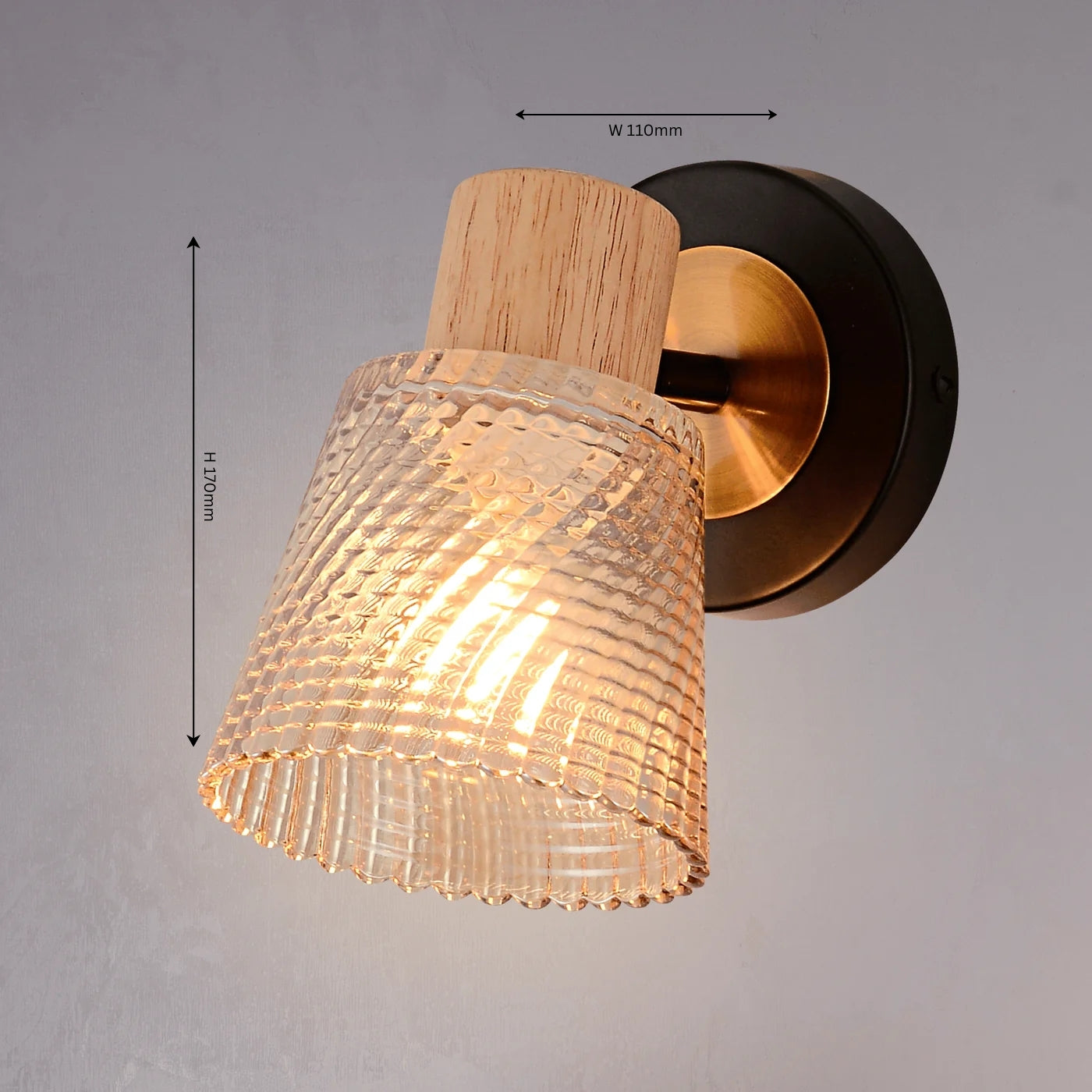 The Lyra Single Wall Light - Teenbatti