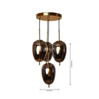 Quadra Hanging Light - Teenbatti