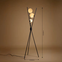 Tripod Moon Floor Lamp