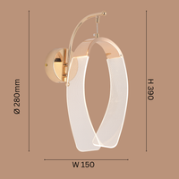 The Infinity Swirl Wall Light