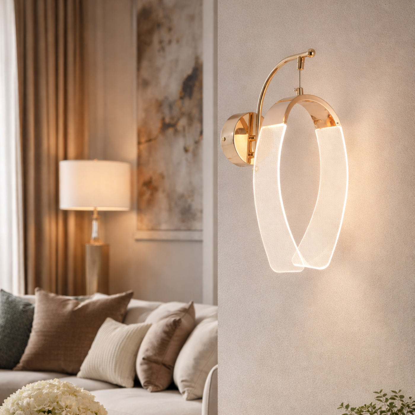 The Infinity Swirl Wall Light
