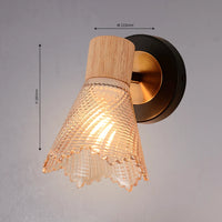Wave Cona Single Wall Light